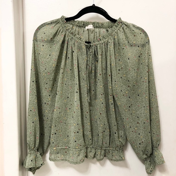 Long Sleeve Floral Blouse - Picture 6 of 6